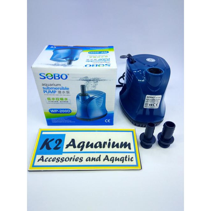 Berkualitas Sobo Wp - 200 D vertikal pompa aquarium kolam hidroponik / sobo 200D Original