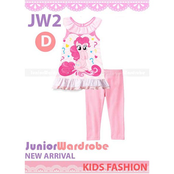 Fashion Girl JW 2 D setelan anak perempuan little ponny