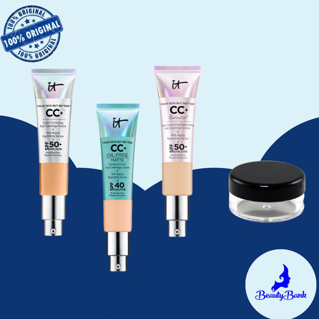 BeautyBank - IT Cosmetics CC+ Cream Your Skin But Better Share in Jar