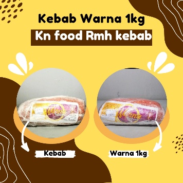 

Daging Kebab Warna 1kG Tanpa Tiang - Daging Kebab Sapi 1kg Tanpa Tiang Halal Bpom