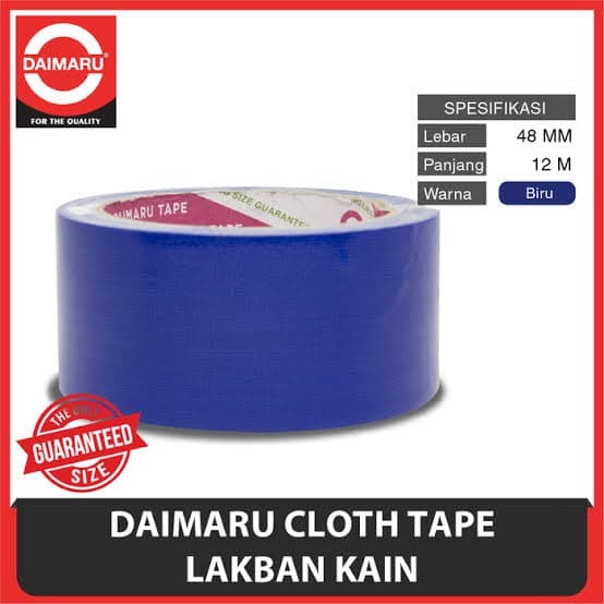 

Daimaru Cloth Tape Lakban Kain Warna biru 48 mm x 12 meter- SHSNP
