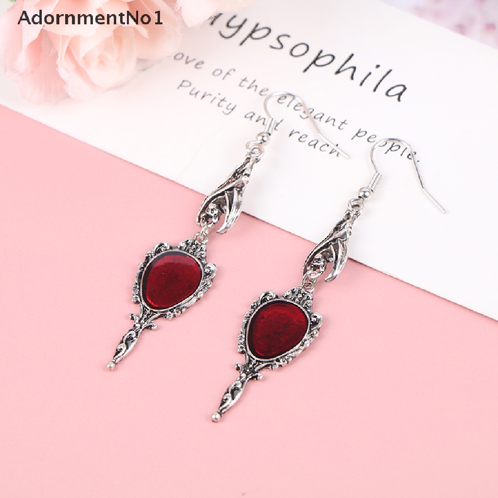 (AdornmentNo1) Anting Kait Gantung Wanita Desain Kelelawar Vampire Gaya Vintage / Gothic / Punk Untuk Hadiah