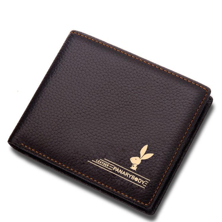 (COD) Dompet Lipat Pria Material Kulit PU Import Men's Fashion MALL SHOPPING