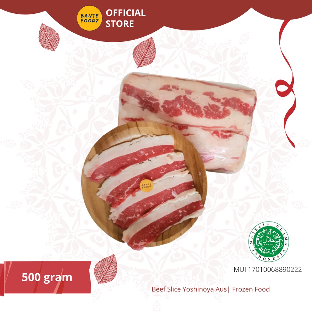 

Beef Slice AUS / Daging Sapi Slice AUS / Beef Slice Yoshinoya 500 g