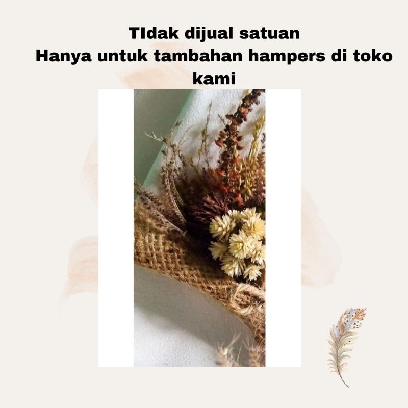 Tambahan Hampers Mini Buket Buket Bunga Kering