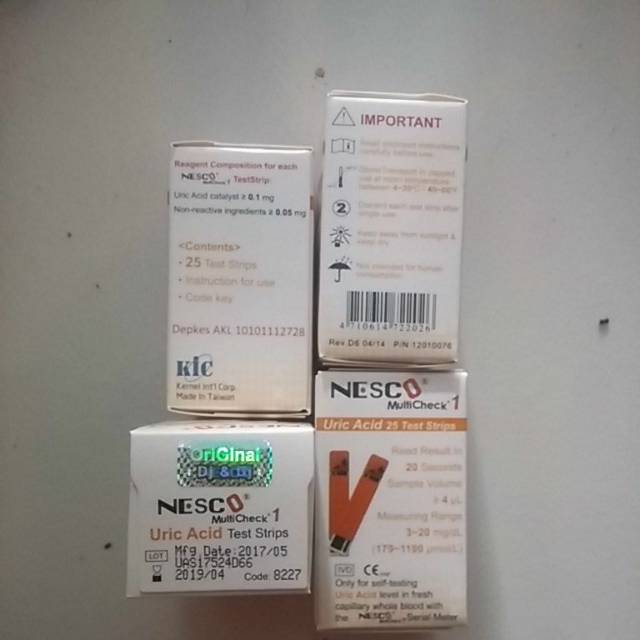 Nesco Asam urat / Nesco Uric Acid / Strip Nesco  Asam urat