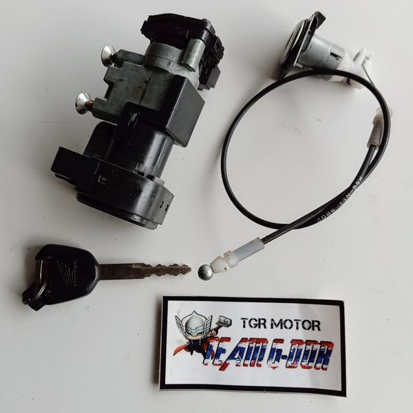 kunci kontak set kabel kunci jok ori original honda supra gtr 150