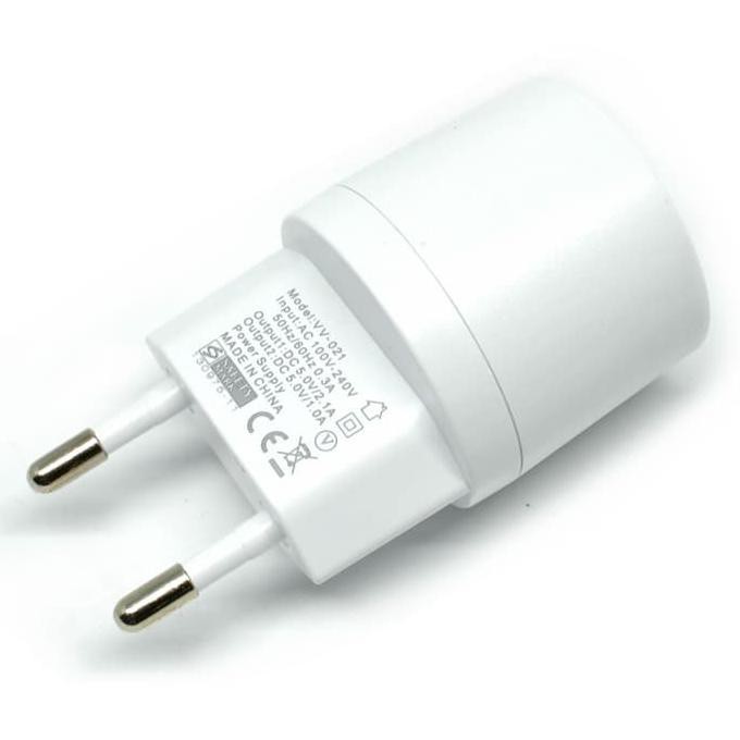Jual Adapter Charger Vidvie Dual Usb Charger 2.1A With Lightning Cable