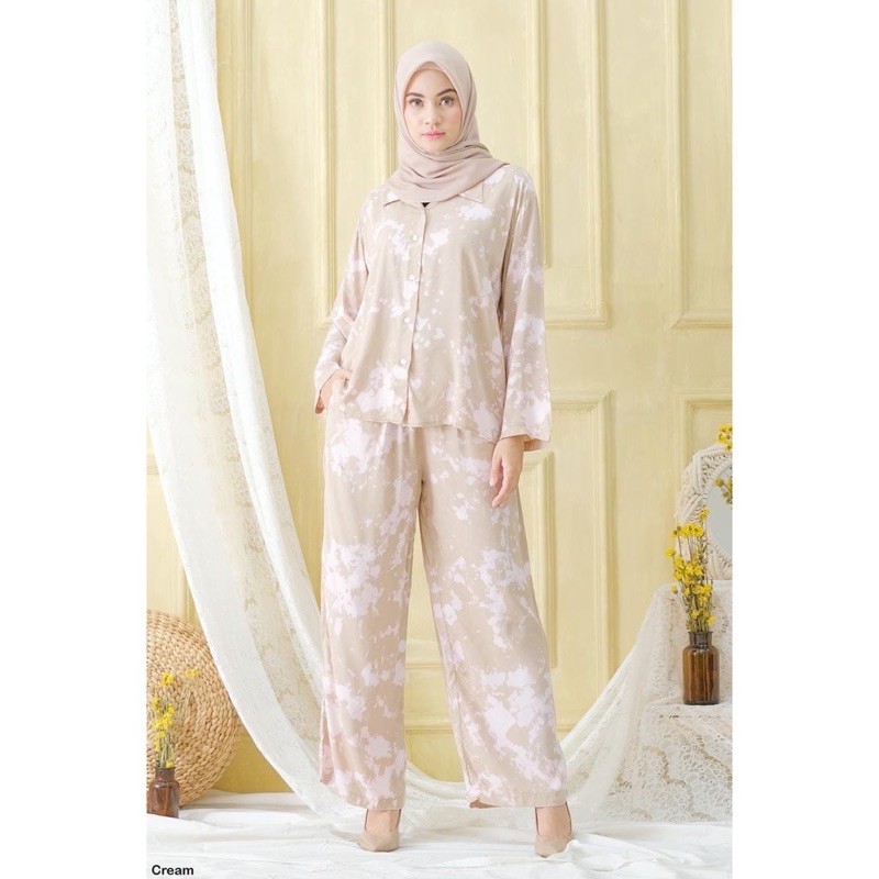 MILKYWAY SETELAN TIE DYE / LONGSLEEVE SETELAN TIE DYE / TIE DYE BALI / PIYAMA TIE DYE / BAJU PANTAI