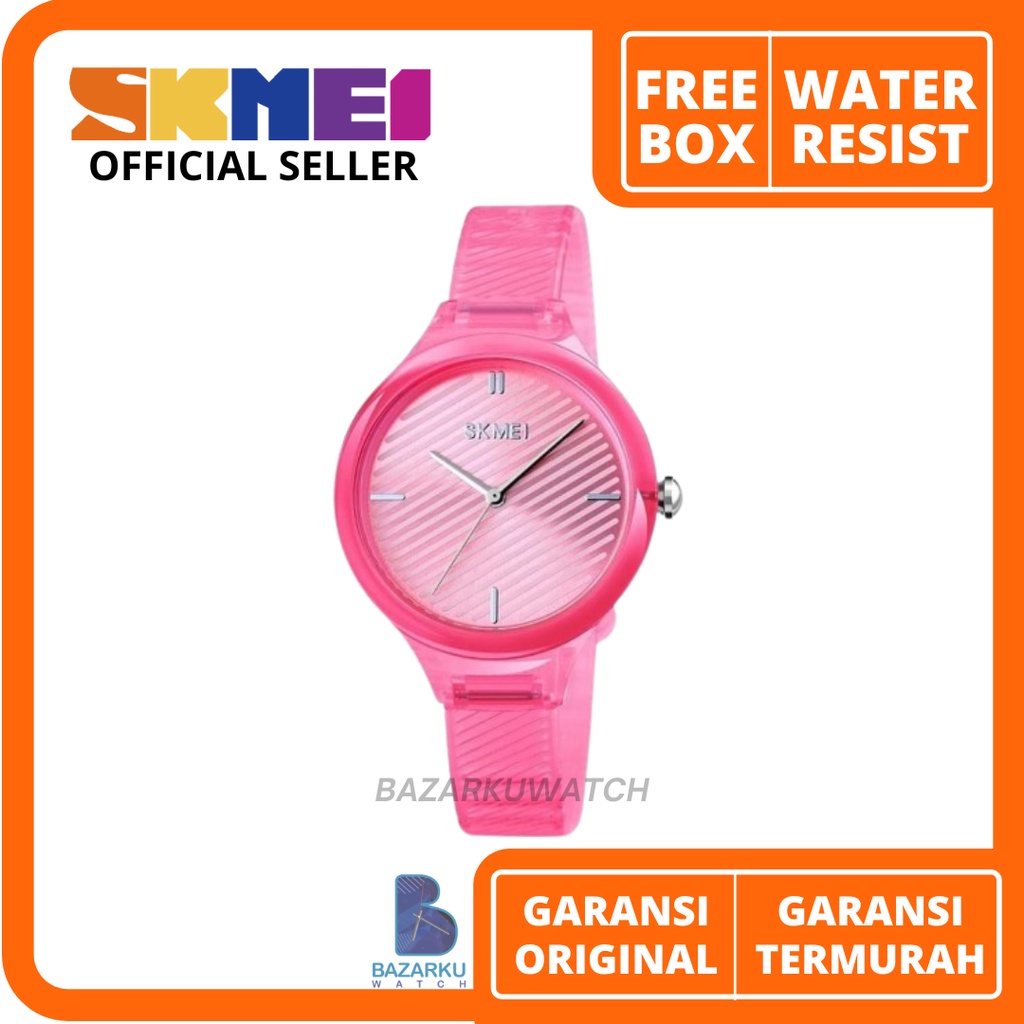 Jam Tangan SKMEI 1714 Jam Skmei Jam Tangan Cewek Jam Tangan Wanita Jam Tangan Rubber Jam Cewek