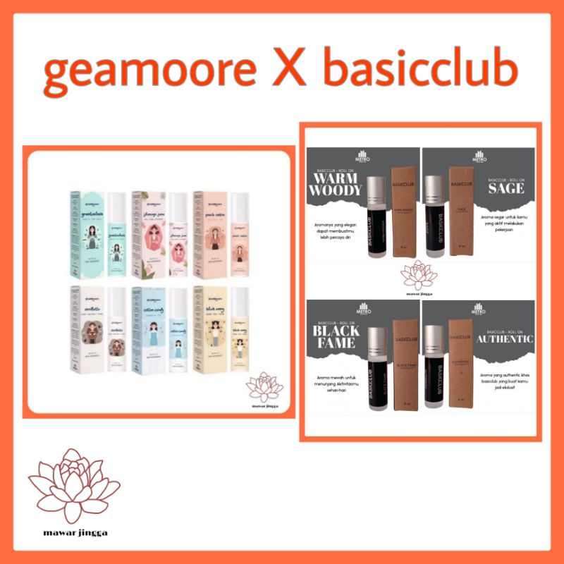 GEAMOORE ADDICTED SERIES /GEAMOORE PERFUME / PARFUM GEAMORE BPOM 5ML