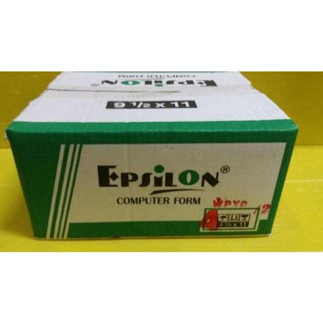 

❅ Epsilon Cont Form 9 1/2 x 11 : 2 4 Ply (K4 : 2) | Kertas Komputer ✲