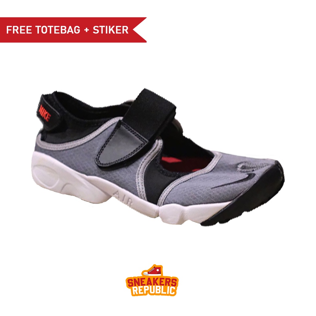 SEPATU NIKE AIR RIFT GREY BLACK SNEAKERS PRIA FOOTWEAR WANITA ORIGINAL