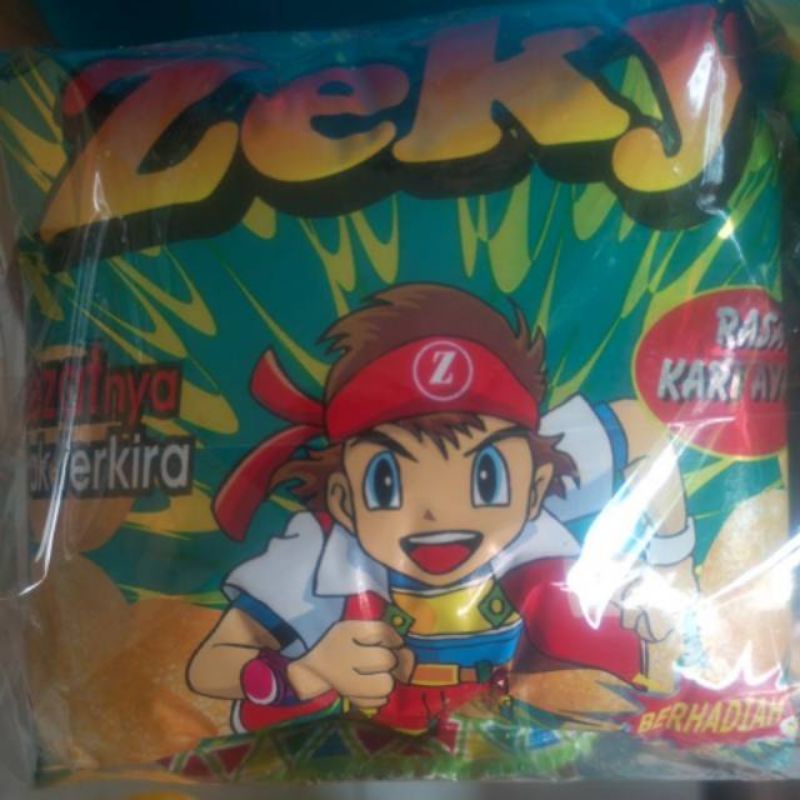 

snack ciki Zeky Maxmun Duncan Komo berhadiah isi 10 bks
