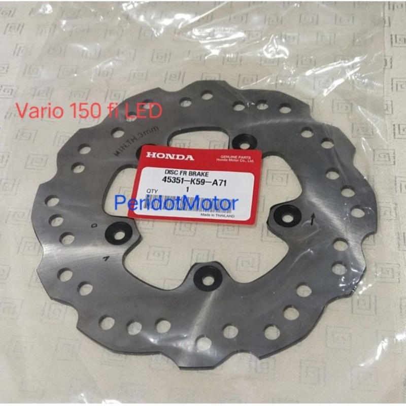 Cakram depan Vario 150 Fi LED Disc brake Vario 125 LED Fi original Honda Thailand