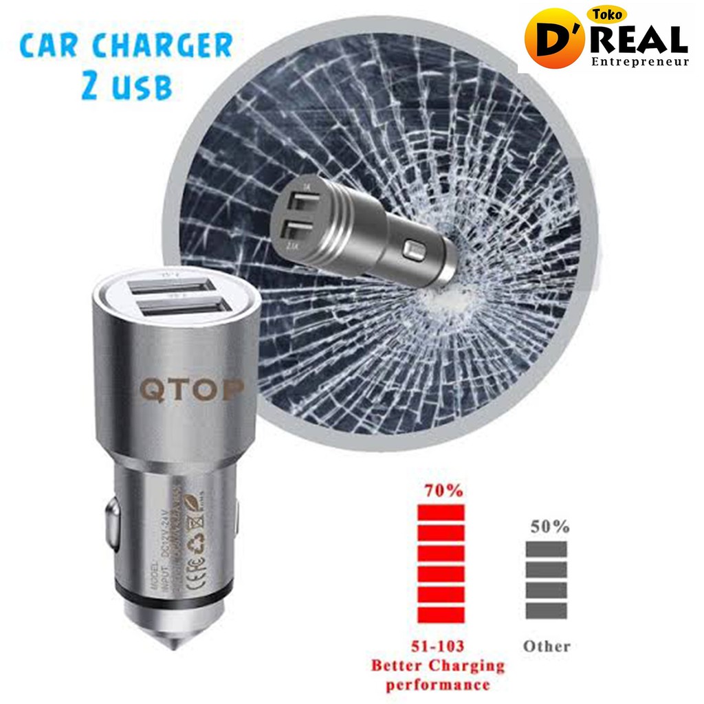 CAR CHARGER SAVER JHY-03 DYNAMIC DUAL USB 3.4A