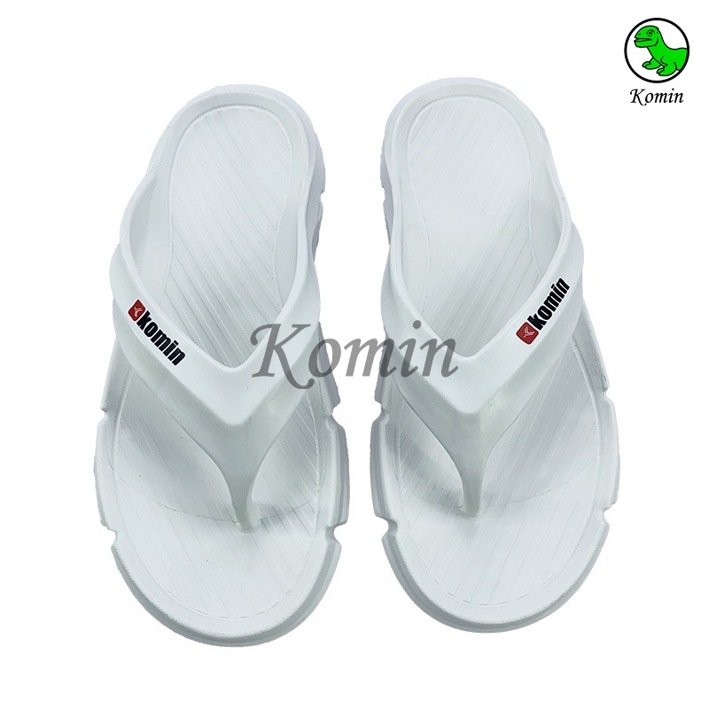 Sandal Jepit Pria Komin Distro Flip Flop Sandal Pria Sandal Cowok Sandal Pantai Kasual Trendy Bahan EVA