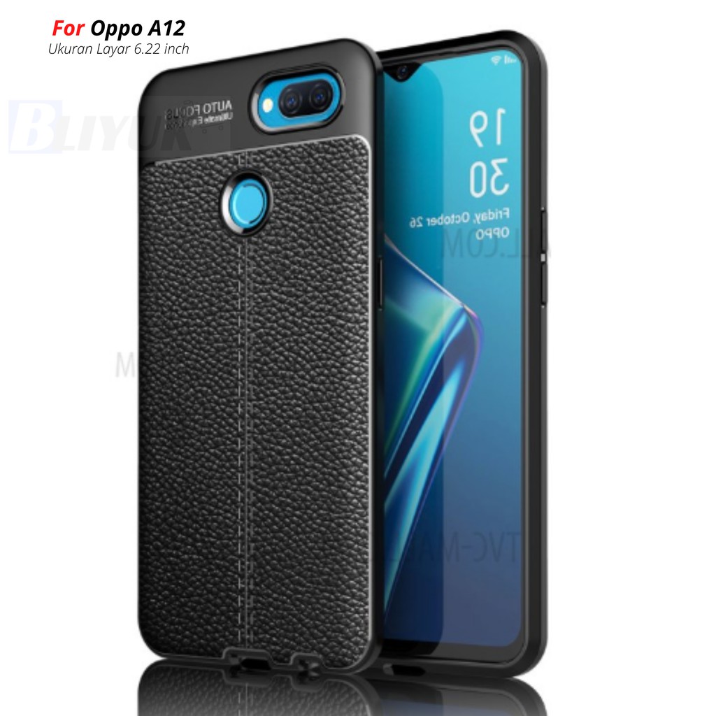 Case Oppo A12 Premium TPU Autofocus Leather
