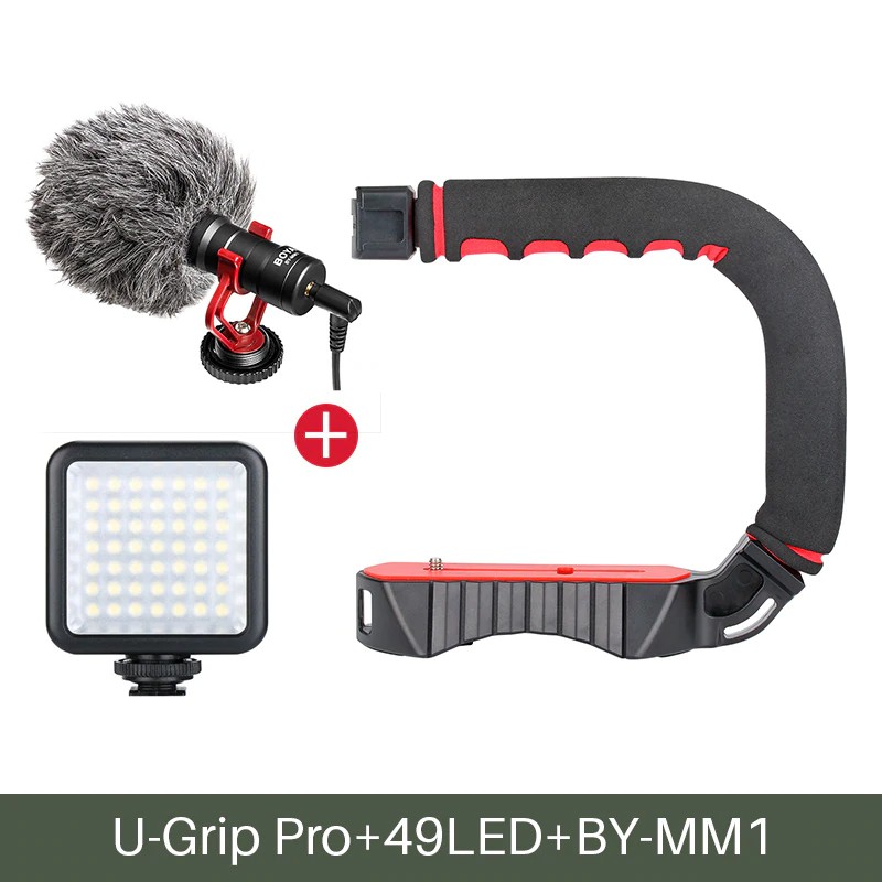 367 ULANZI U-Grip Pro Stabilizer Bundle Edition ULANZI LED 49 BOYA BY-MM1