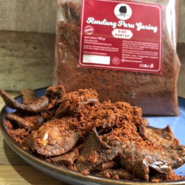 

Rendang Paru Garing Minang Jajanan Eyang Wiwiek