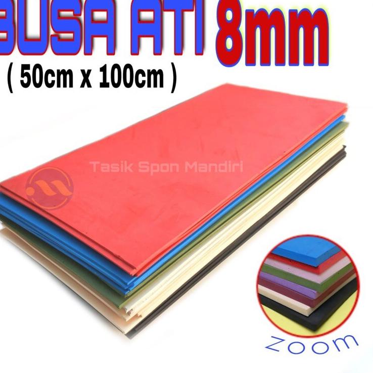 52 Spon Eva 8mm / Busa ati /Spon Ati Tebal / Spon Karet /Busa Eva Spon ✔➚ Buruan Beli ⌒ )