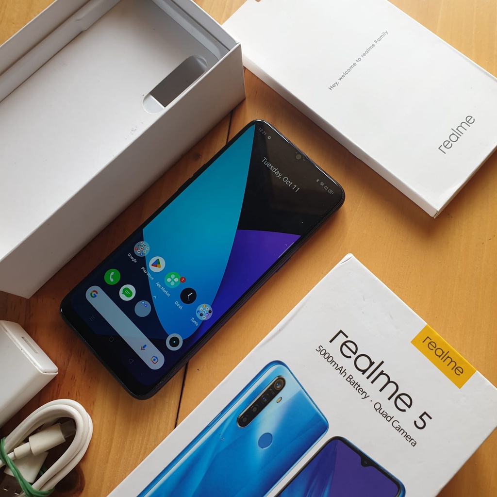 REALME 5 SECOND 3/64GB & 4/64GB & 4/128GB HANDPHONE SECOND HP SEKEN HP BEKAS HP MURAH