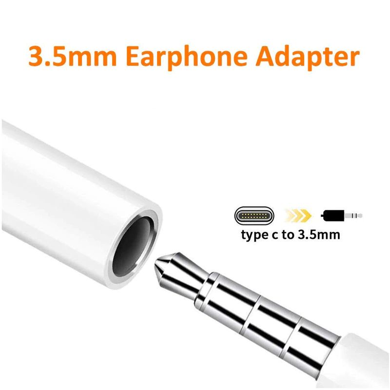 USB-C Type C to 3.5mm Kabel AUX Extension Audio Stereo Headphone Jack Adapter