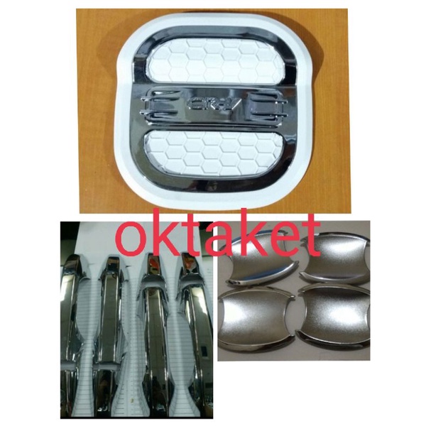 paket outer handle tank cover all new Crv 2007-2011 chrome