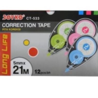 

Correction Tape 21m [pack] isi 12 pcs