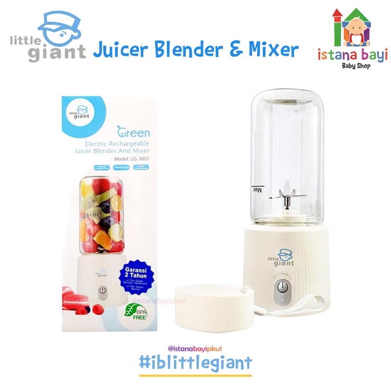 Little Giant Electric Rechargeable Juicer, Blender, and Mixer - LG 3603/Little giant perlatan MPASI