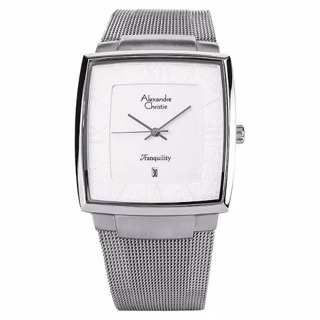 Alexandre Christie AC 8329 MD Man White Dial Stainless Steel