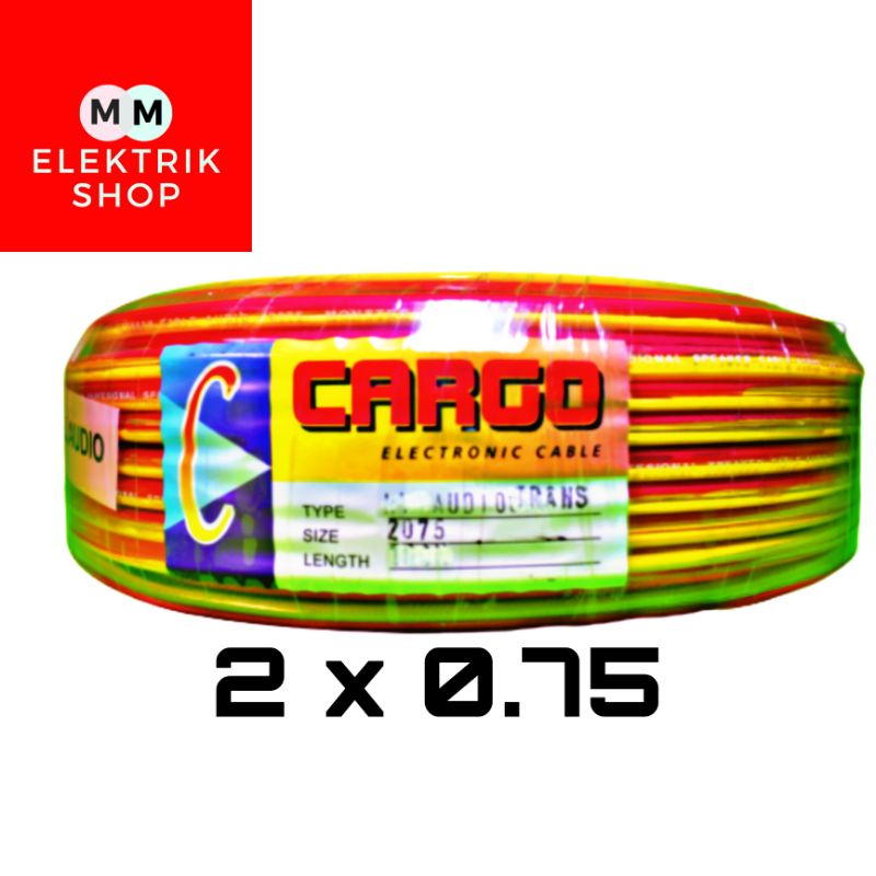 Kabel Transparan Warna 2X0,75 60 Meter Best Seller CARGO