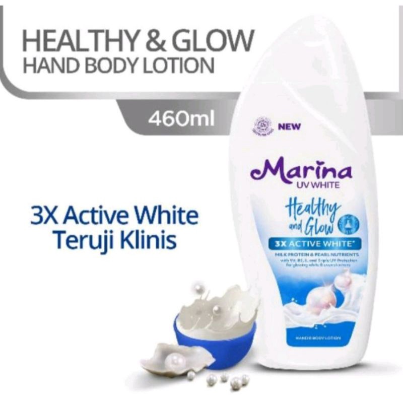 Marina UV White Jumbo Besar Healthy &amp; Glow,hydra bright,Bright &amp; fresh(ukuran 460,200,96)