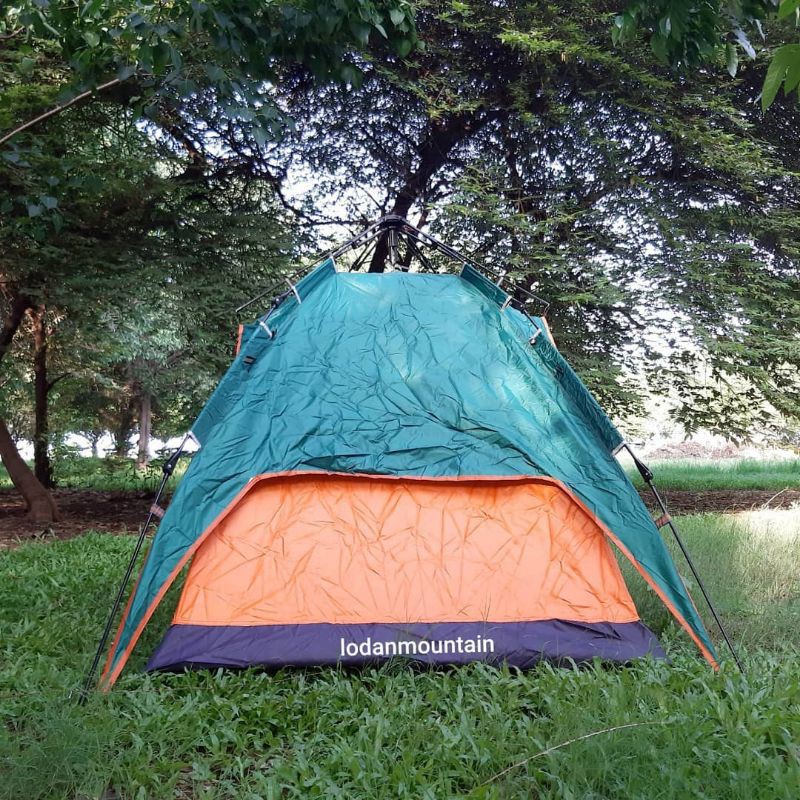 tenda camping Sheng Yuan otomatis tenda dome otomatis kap. 2 orang tenda camping praktis