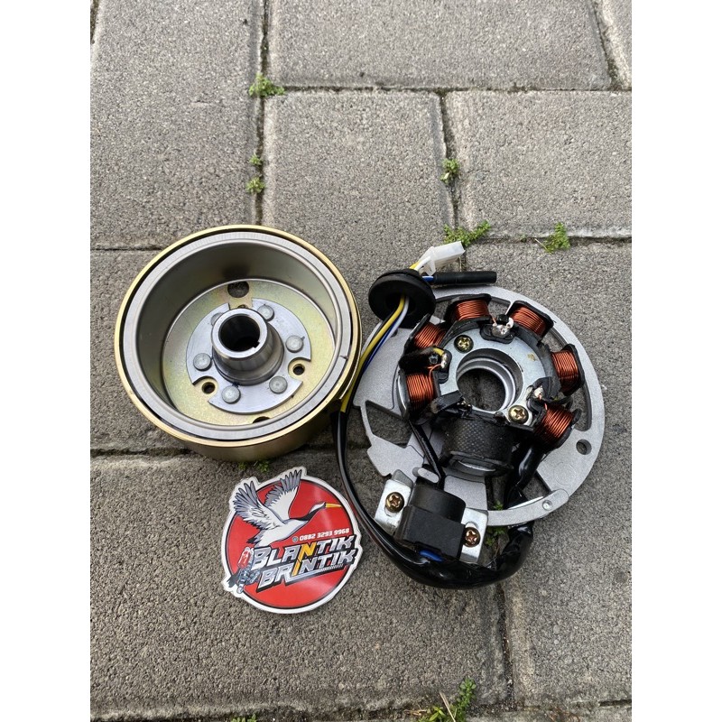 Spul magnit mahnit set kimcil aplikasi RXKING FIZ R FORCE ONE VESPA