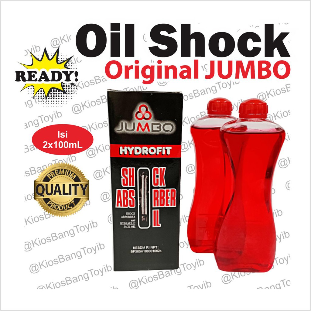 Oil Oli Shock Skok Depan JUMBO isi 2 Botol @ 100mL