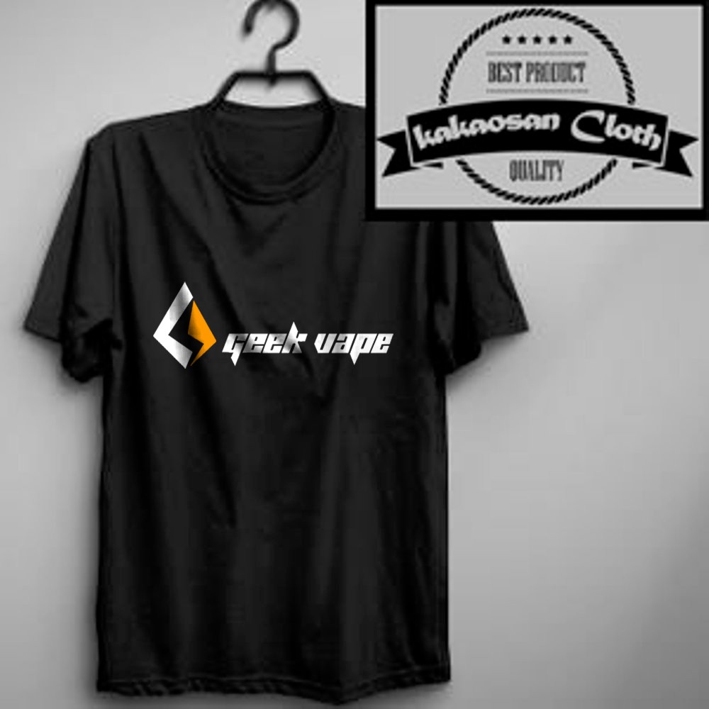 Kaos Baju Vape Geek Logo Kaos Vape Logo Keren Shopee Indonesia