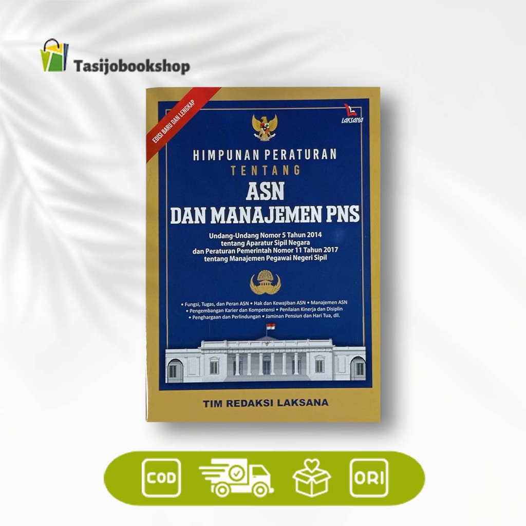 Jual Buku Undang Undang Himpunan Peraturan Tentang Asn Dan Manajemen