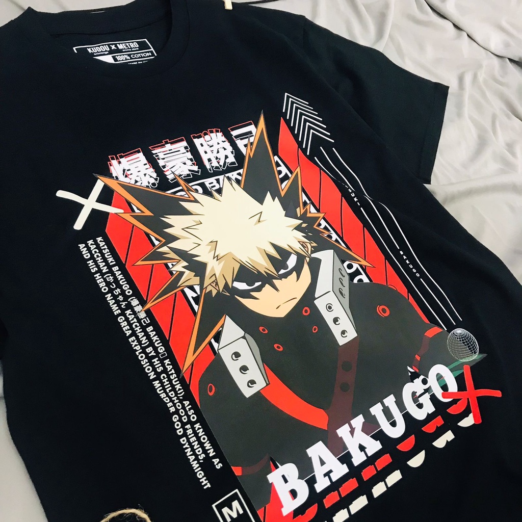 Tshirt Bakugo Ultimate Anime Manga My Hero Academia Boku No Hero Premium Unisex