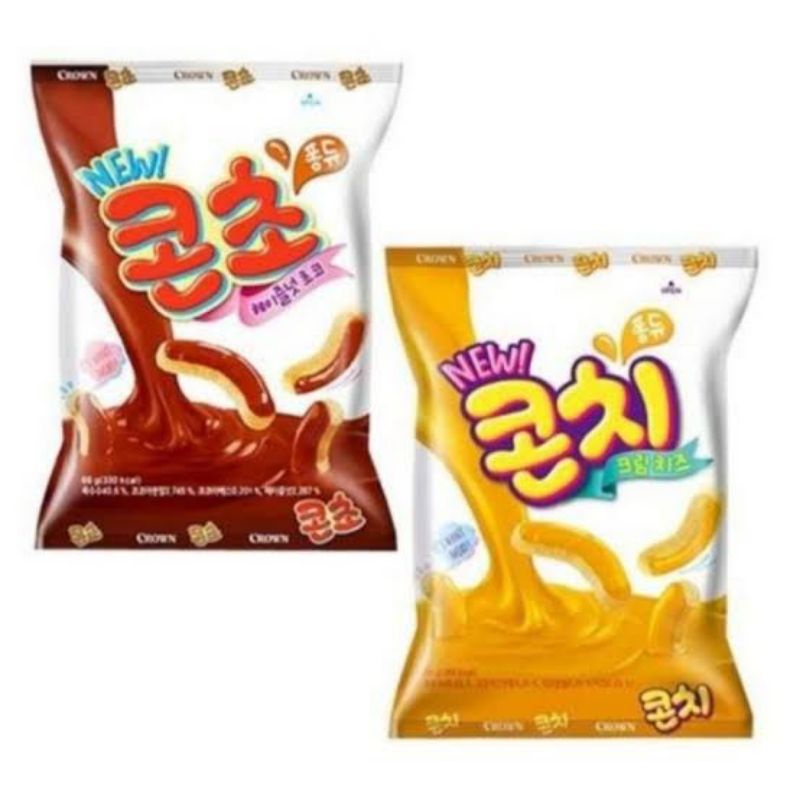 

Crown - dua varian rasa - crown Coco Hazelnut & Crown Coco Chees Cream 66g