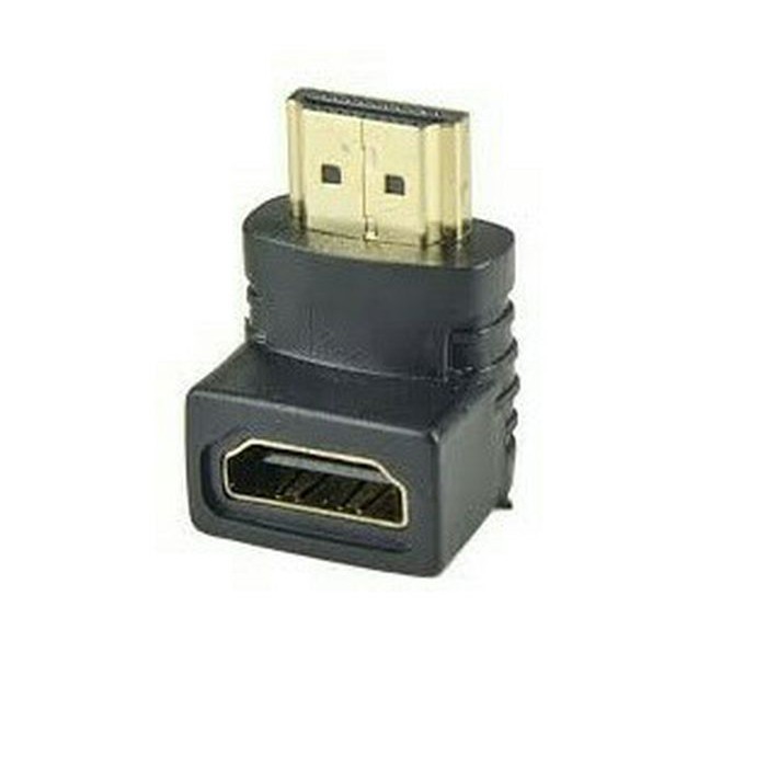 hdmi male to hdmi female L shape - konektor hdmi cowok ke cewek