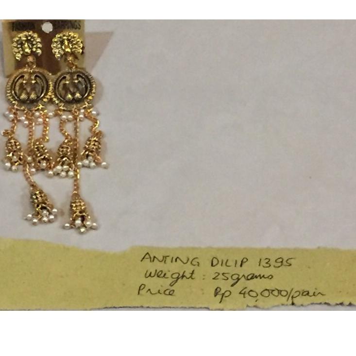 Modern.. Anting panjang India/ etnik vintage/Anting elegant gaya/Anting Terbaru india