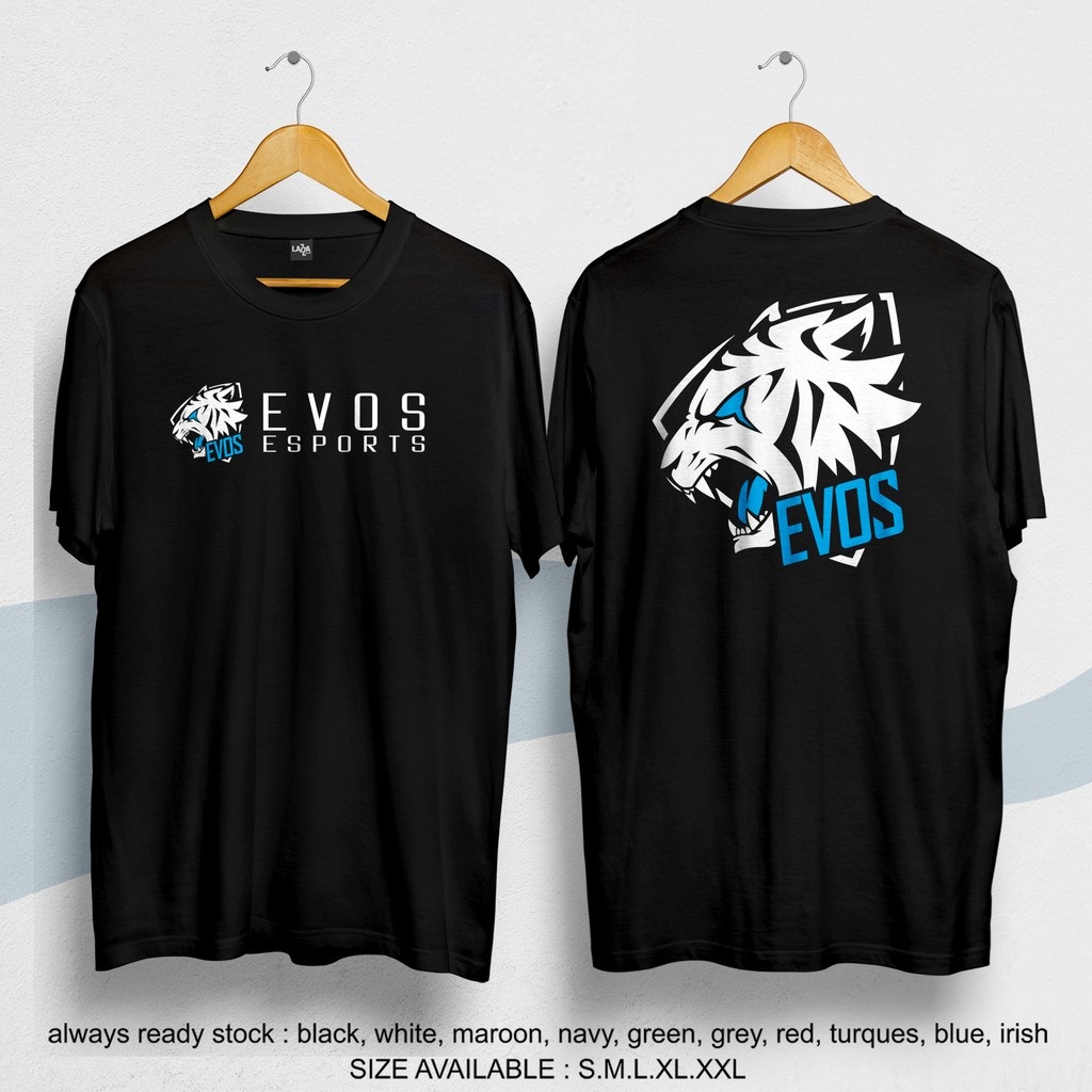 Kaos Baju Distro Game Gaming Evos ESPORTS v2 Mobile Legends,  Terlaris