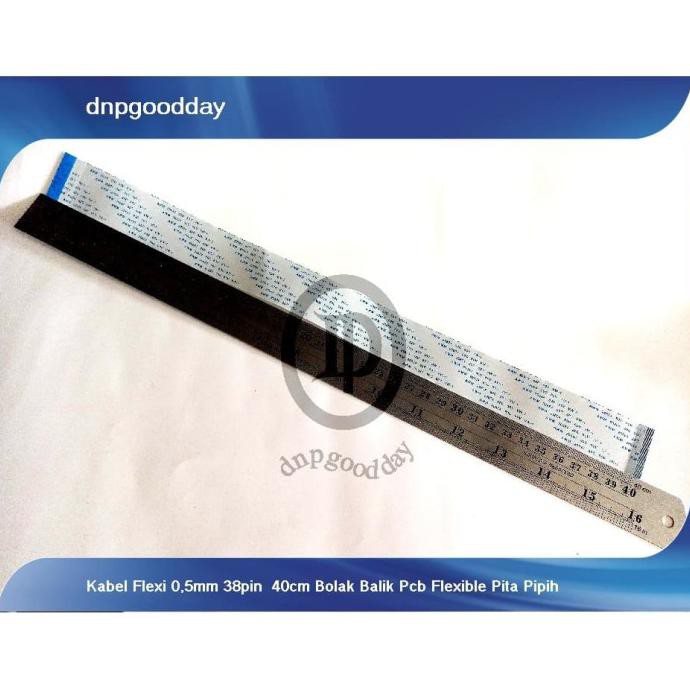 

Kabel Flexi 0,5Mm 38Pin 40Cm Bolak Balik Pcb Flexible Pita Pipih Dnpgood11 Murah
