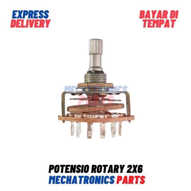 [5647] Potensio Rotary 2x6
