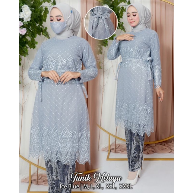 TUNIK MELAYU // BAHAN TILLE NON GLITER // BY LEFI CHOTO