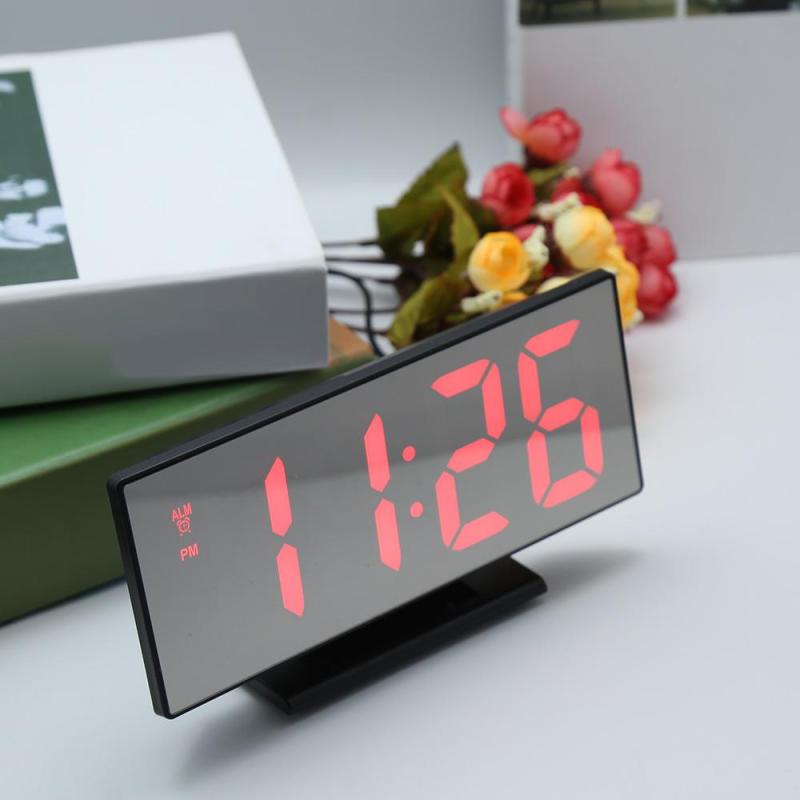 Digital Alarm Clock Mirror /Jam Meja Digital Led Weker DS-3618L