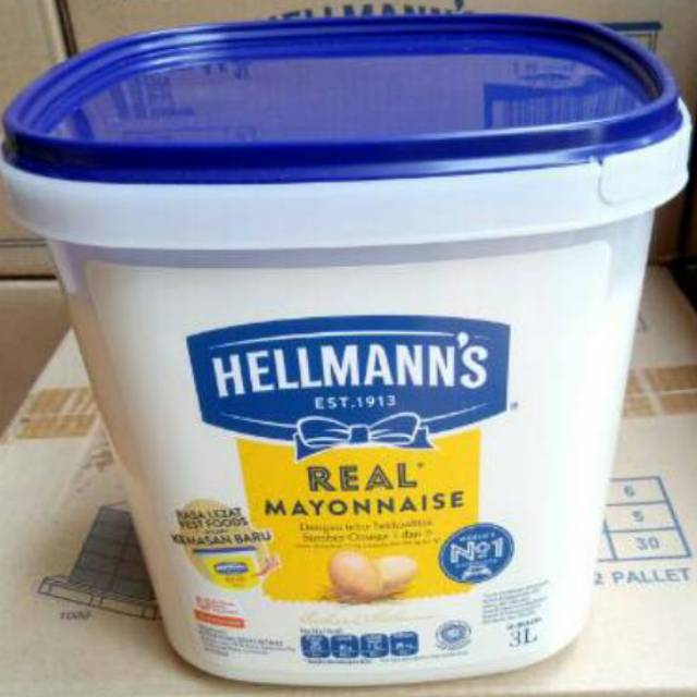 

HELLMANNS REAL MAYONNAISE 3L