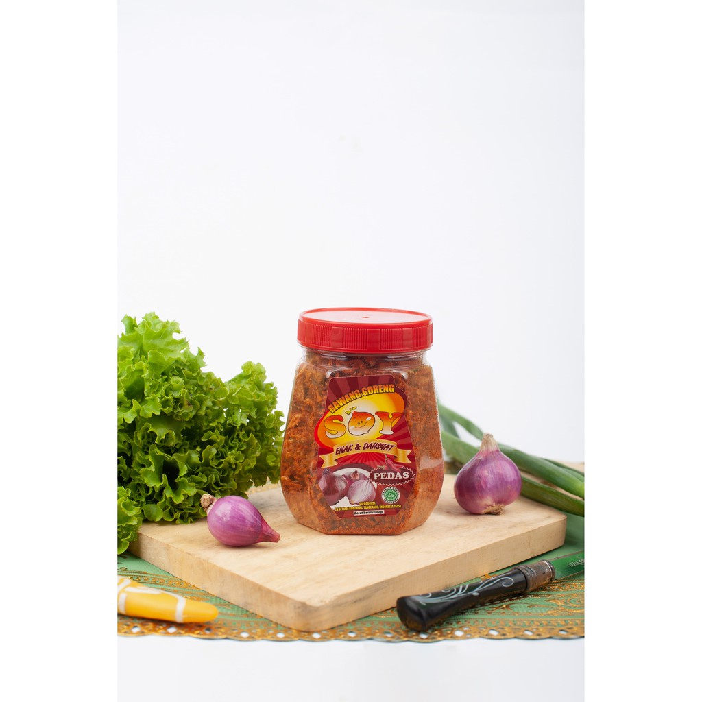 

Bawang Goreng Soy [Pedas - Small] untuk Soto, Bakso, Batagor, Mie, Nasi Goreng