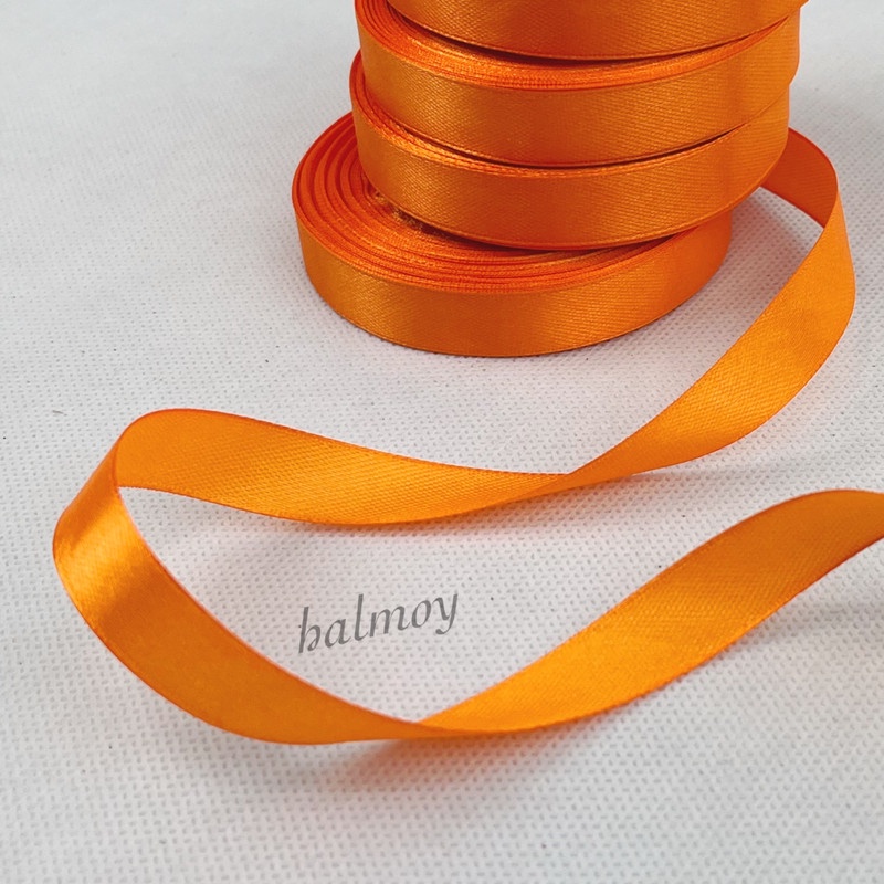 

PITA SATIN KAIN 1/2 INCI 12 MM WARNA ORANGE #025